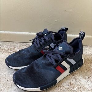 Adidas Size 11.5 Originals NMD_R1 Navy/Tint/Red Men's shoes HQ4450